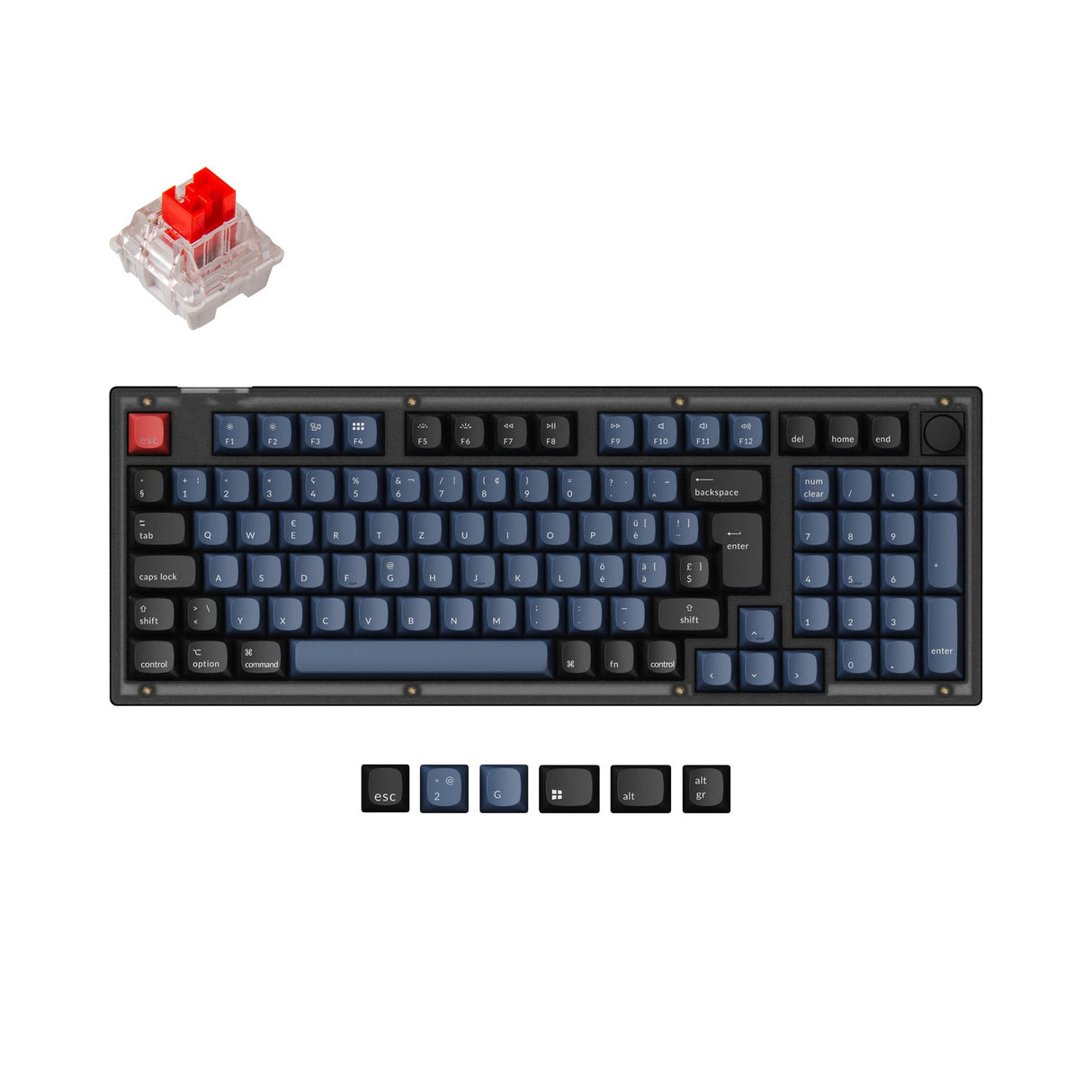 Keychron V5 QMK Benutzerdefinierte Mechanische Tastatur ISO Layout Kollektion
