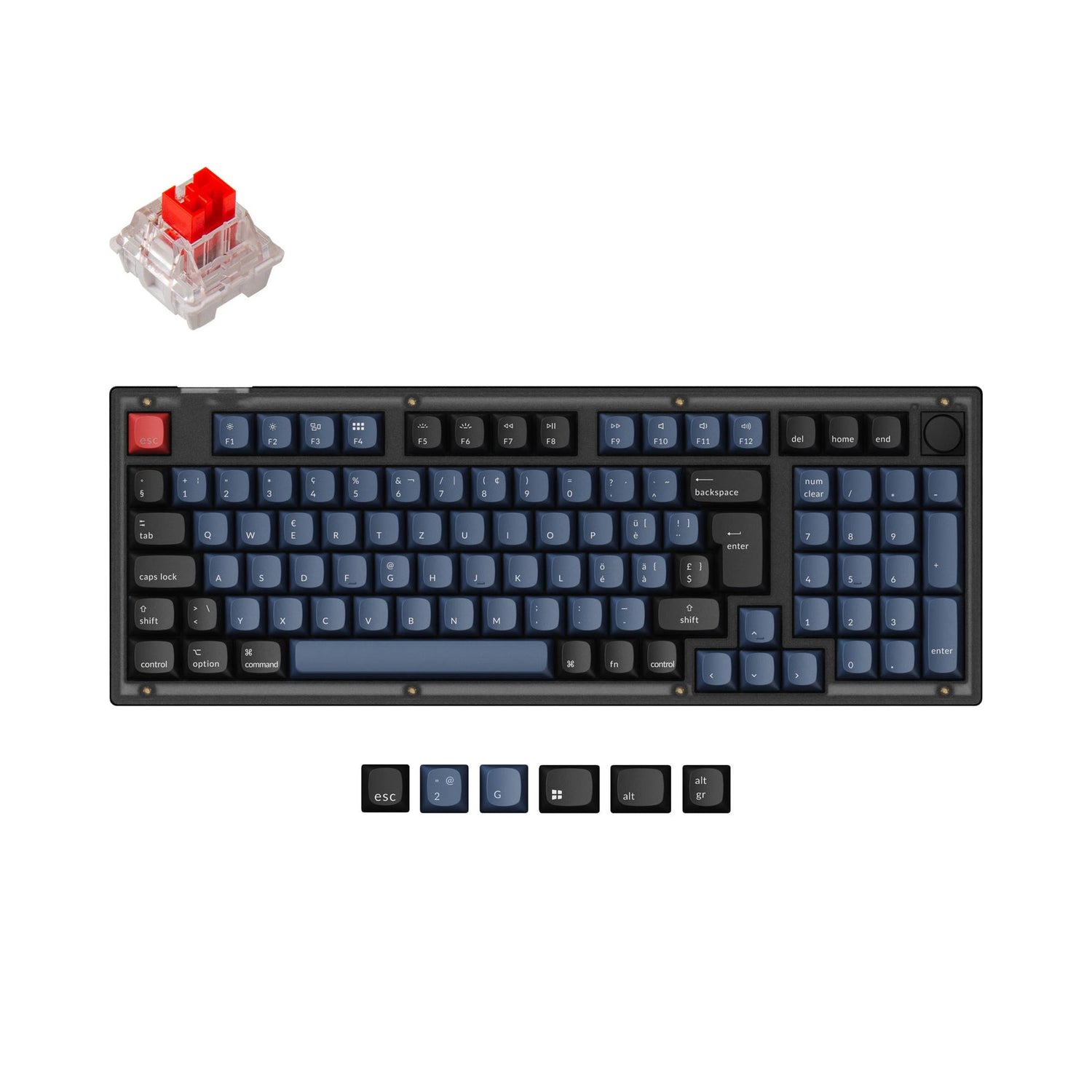 Keychron V5 QMK Benutzerdefinierte Mechanische Tastatur ISO Layout Kollektion
