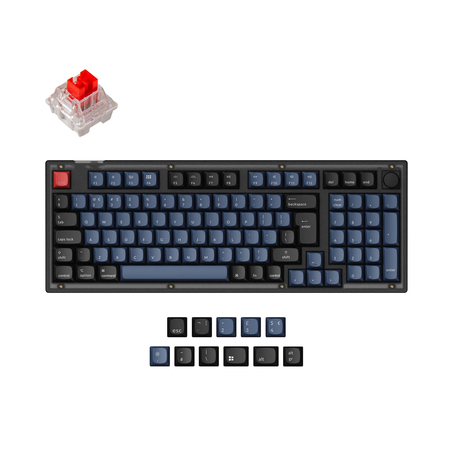 Keychron V5 QMK Benutzerdefinierte Mechanische Tastatur ISO Layout Kollektion
