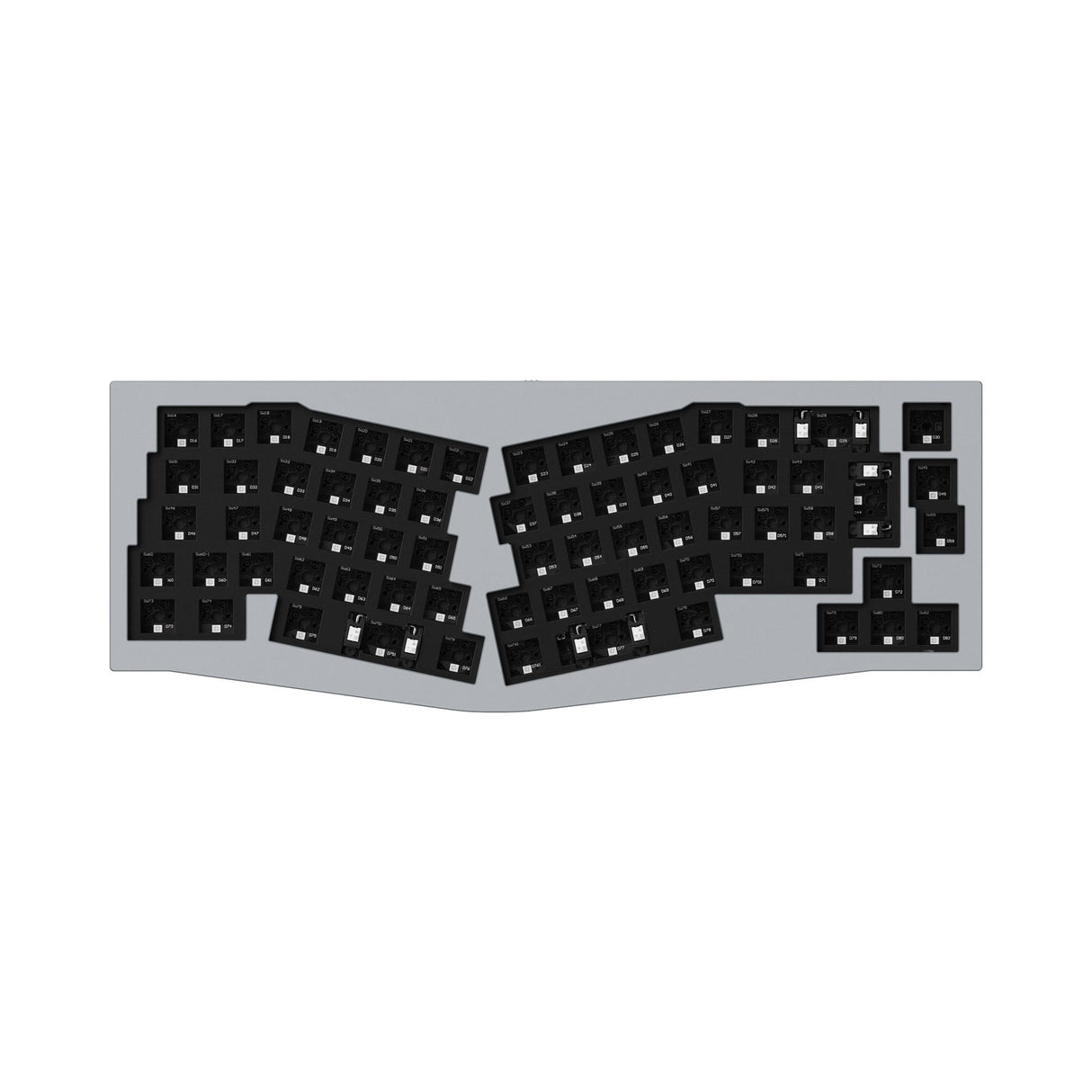 Keychron Q8 (Alice Layout) QMK Benutzerdefinierte Mechanische Tastatur (US ANSI Layout)
