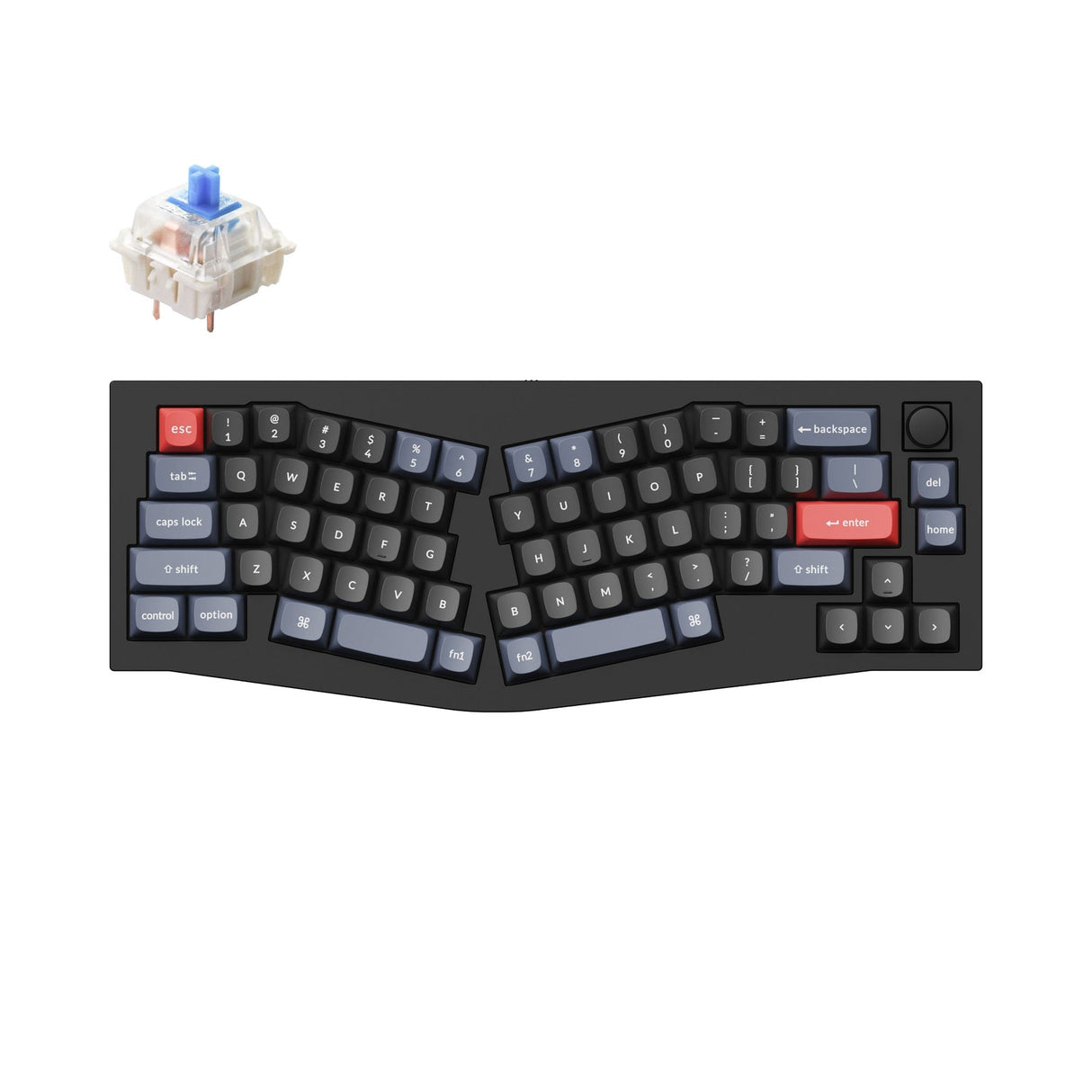 Keychron Q8 (Alice Layout) QMK Benutzerdefinierte Mechanische Tastatur (US ANSI Layout)