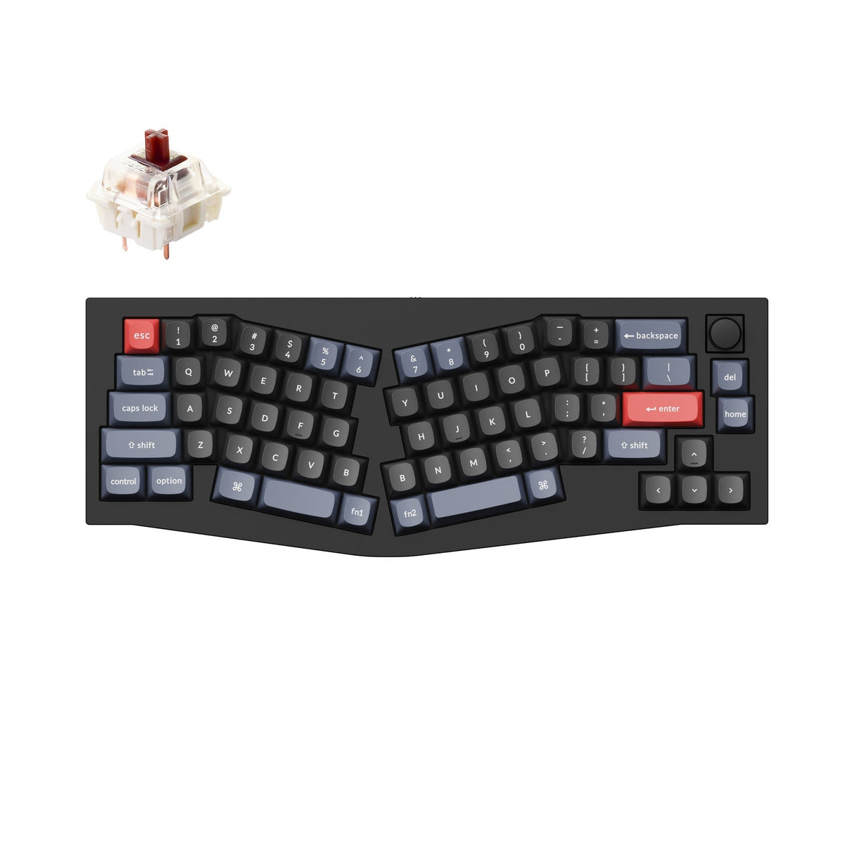 Keychron Q8 (Alice Layout) QMK Benutzerdefinierte Mechanische Tastatur (US ANSI Layout)