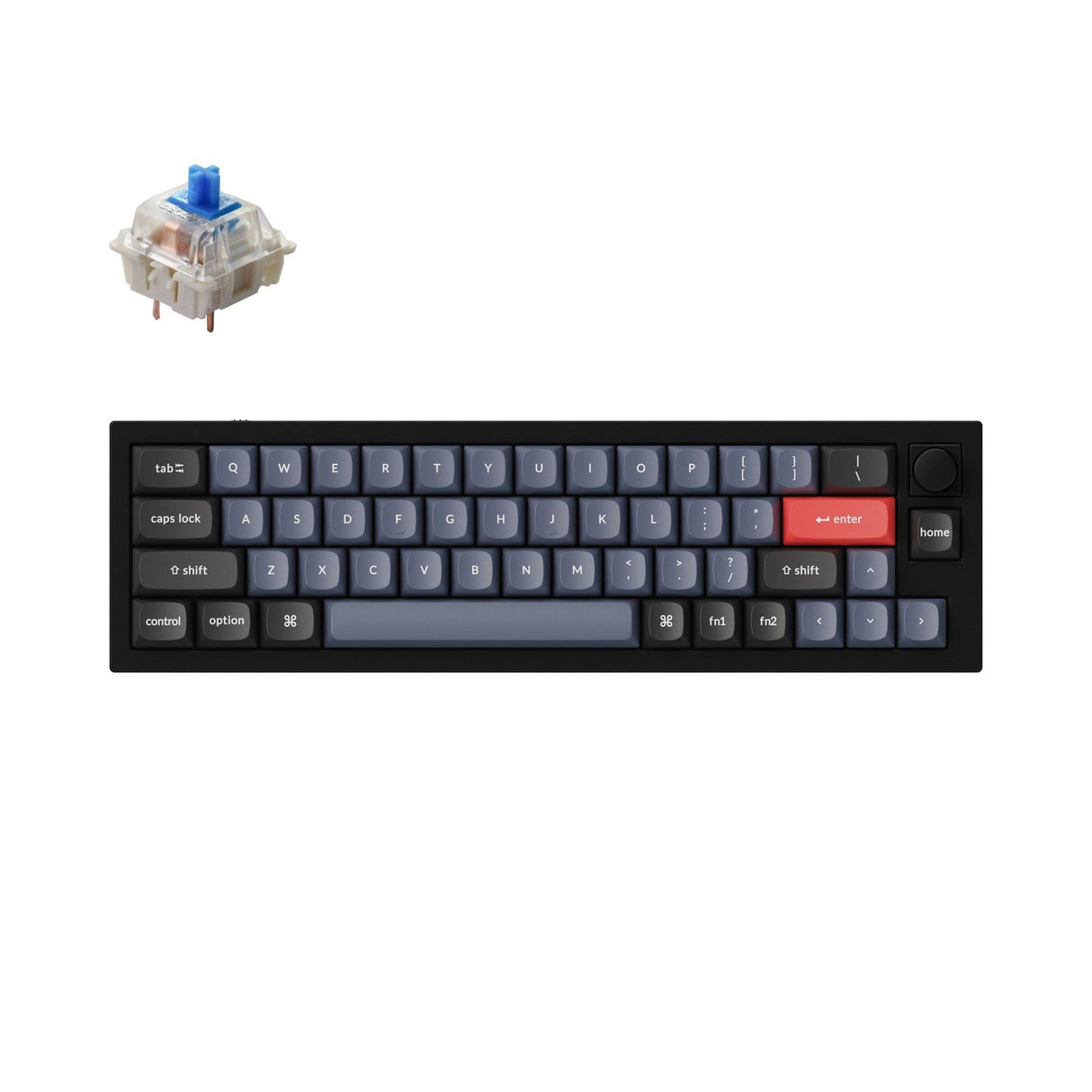 Keychron Q9 QMK Benutzerdefinierte Mechanische Tastatur (US ANSI Layout)