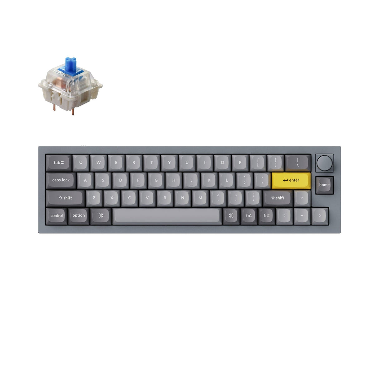 Keychron Q9 QMK Benutzerdefinierte Mechanische Tastatur (US ANSI Layout)