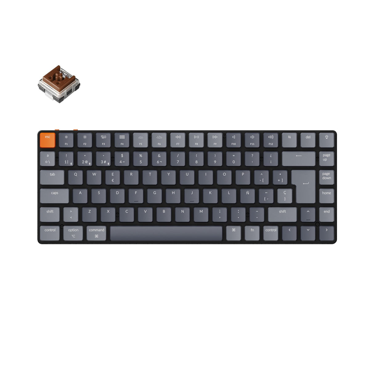 Keychron K3 Ultraschlanke kabellose mechanische Tastatur (ES ISO-Layout) – Version 2