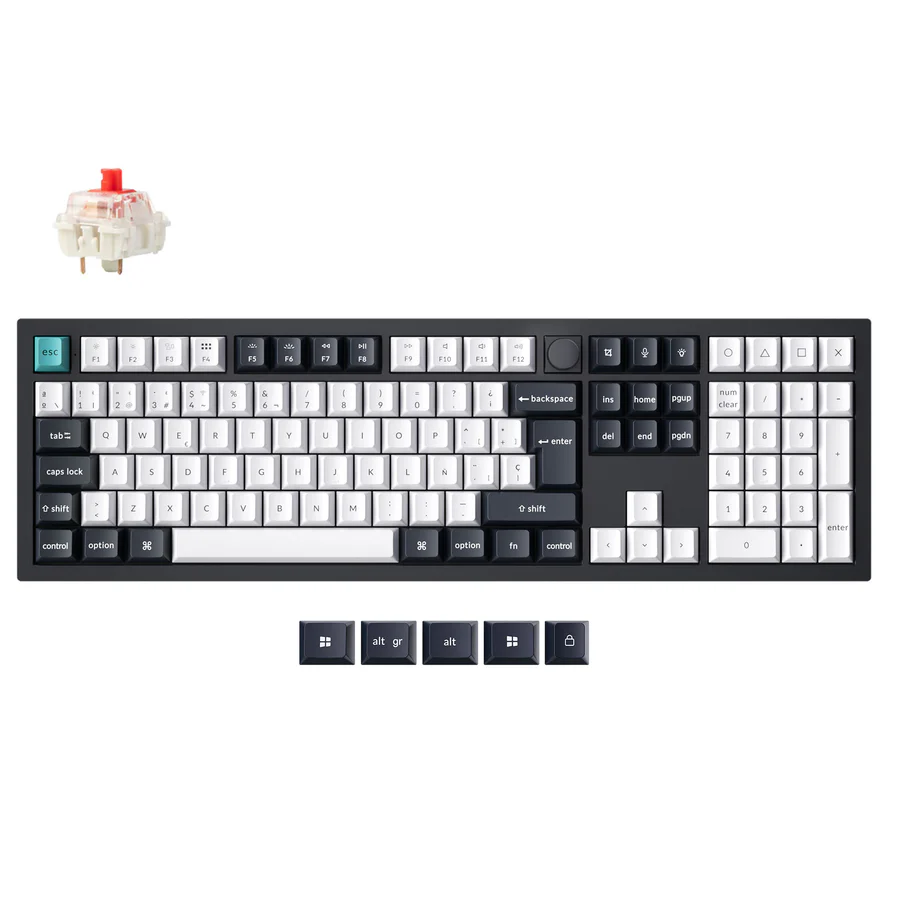 Keychron Q6 Max QMK/VIA Wireless Benutzerdefinierte Mechanische Tastatur ISO Layout Kollektion