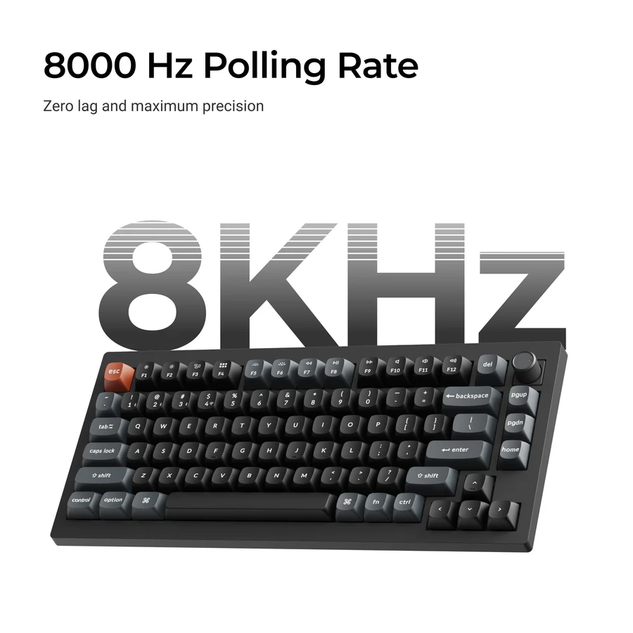 Keychron V5 Ultra 8K Wireless Custom Mechanical Keyboard(US ANSI Layout)