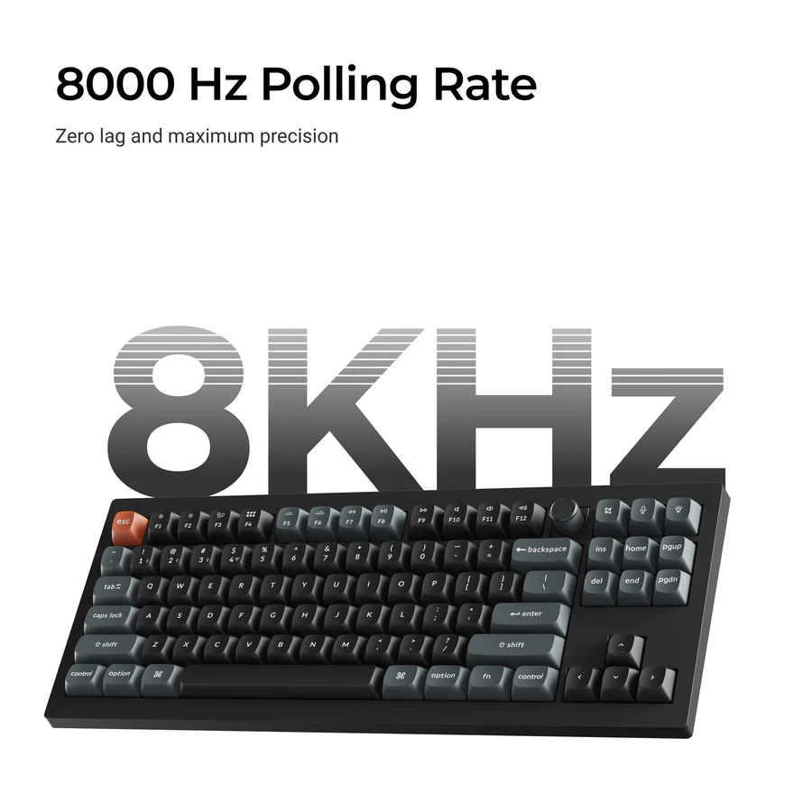 Keychron V3 Ultra 8K Wireless Custom Mechanical Keyboard(US ANSI Layout)