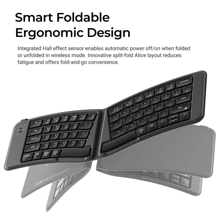 Keychron B11 Pro Ultra-Slim Wireless Foldable Keyboard(ANSI US Layout)