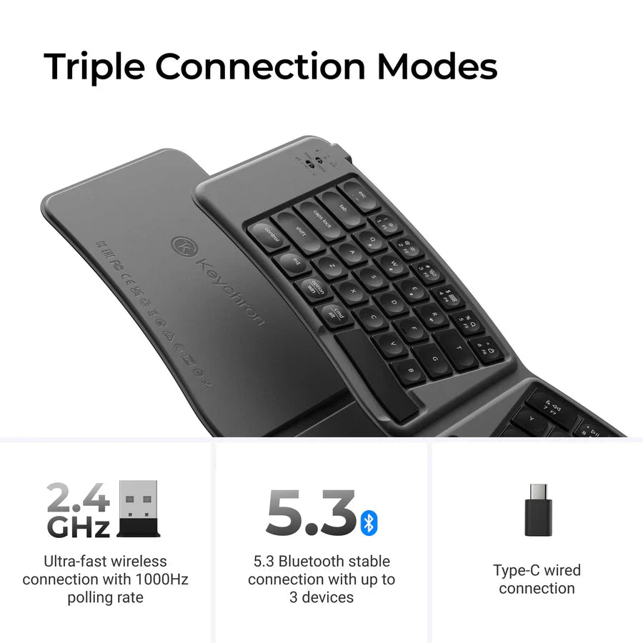 Keychron B11 Pro Ultra-Slim Wireless Foldable Keyboard(ANSI US Layout)