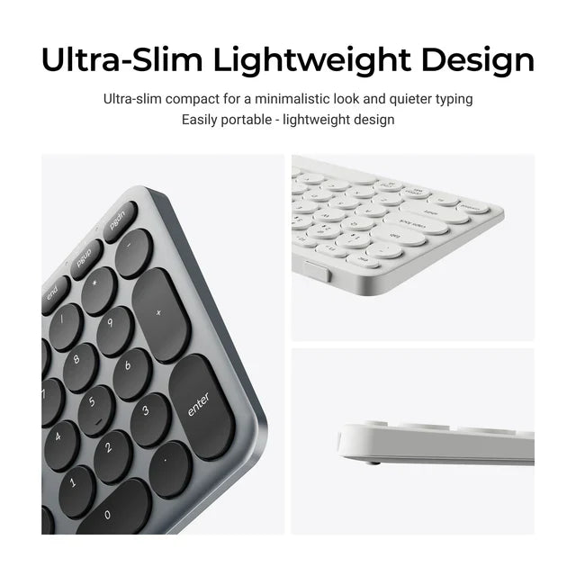 Keychron B4 Pro Ultra-Slim Kabellose Tastatur (US ANSI Layout)
