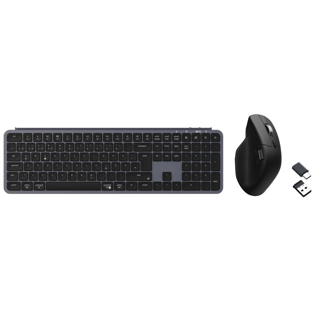 Keychron B Pro Series ISO-DE Layout Keyboard and M6 Mouse Wireless Combo
