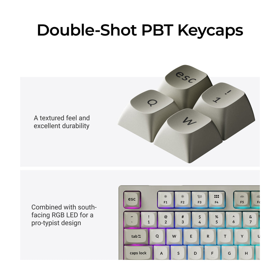 Keychron C2 Pro 8K QMK Wired Custom Mechanical Keyboard (US ANSI Layout)