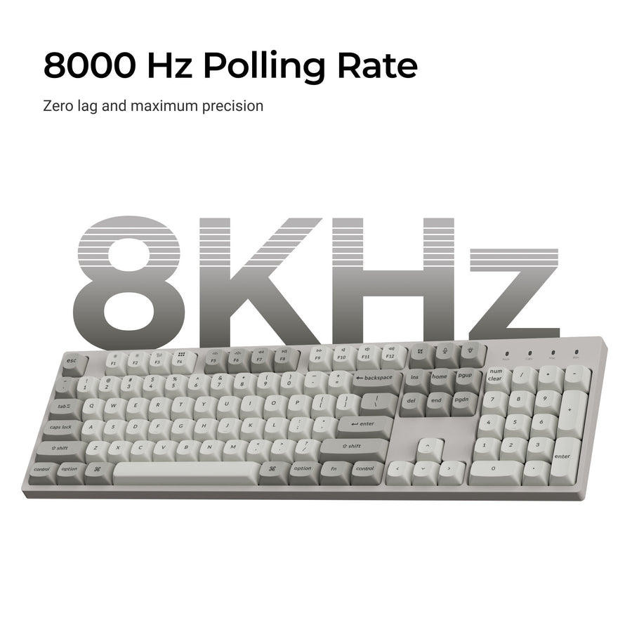 Keychron C2 Pro 8K QMK Wired Custom Mechanical Keyboard (US ANSI Layout)