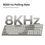 Keychron C2 Pro 8K QMK Wired Custom Mechanical Keyboard (US ANSI Layout)