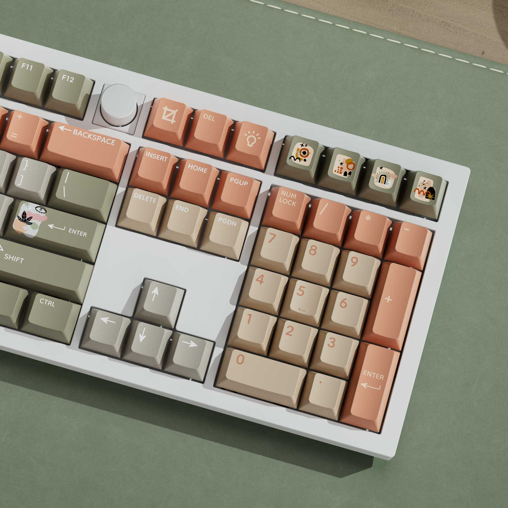 Renaissance - Cherry Profil Dye-Sub PBT Vollständiges Tastenkappen-Set