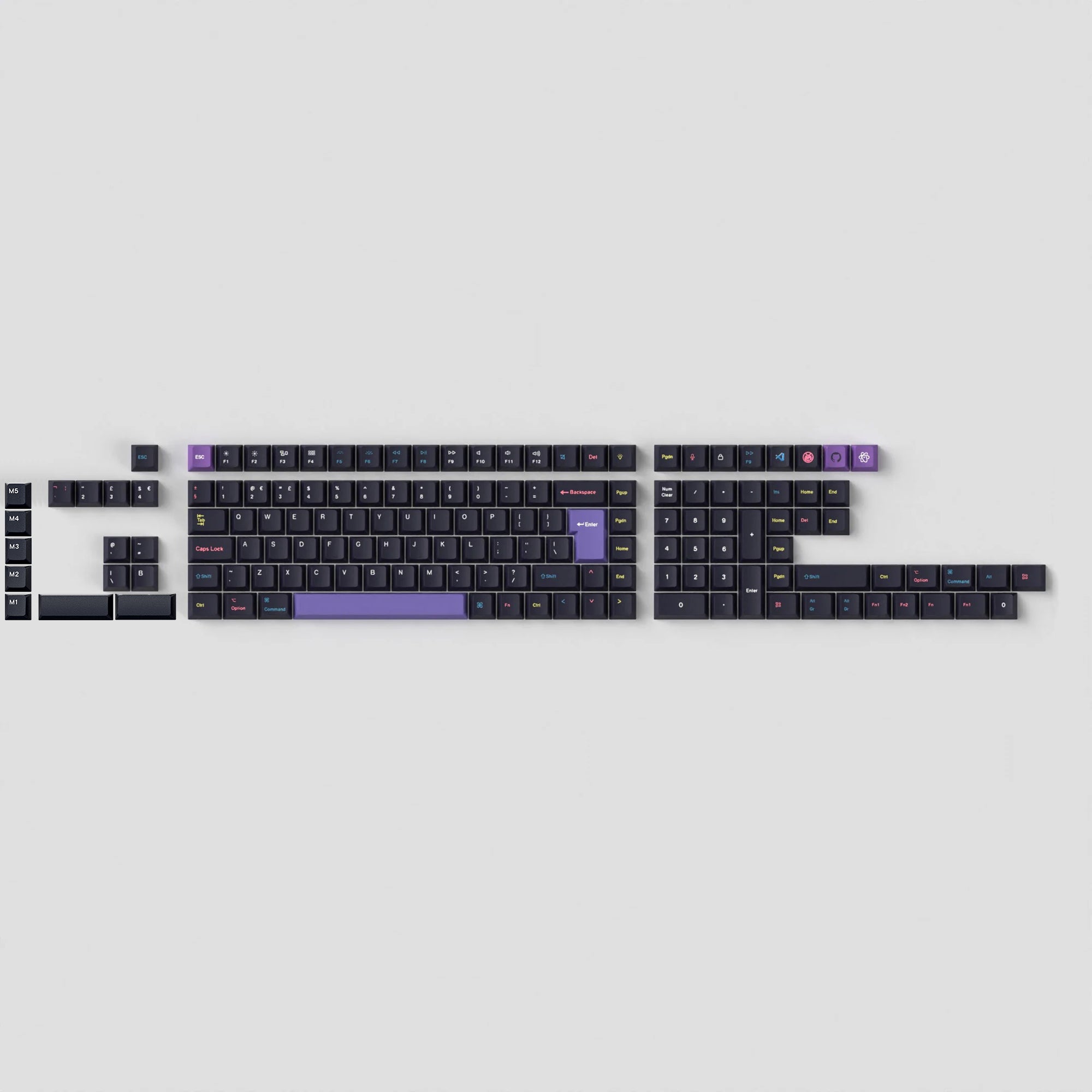 ISO Cherry Profile Dye-Sub PBT Full Set Keycap Set - Developer