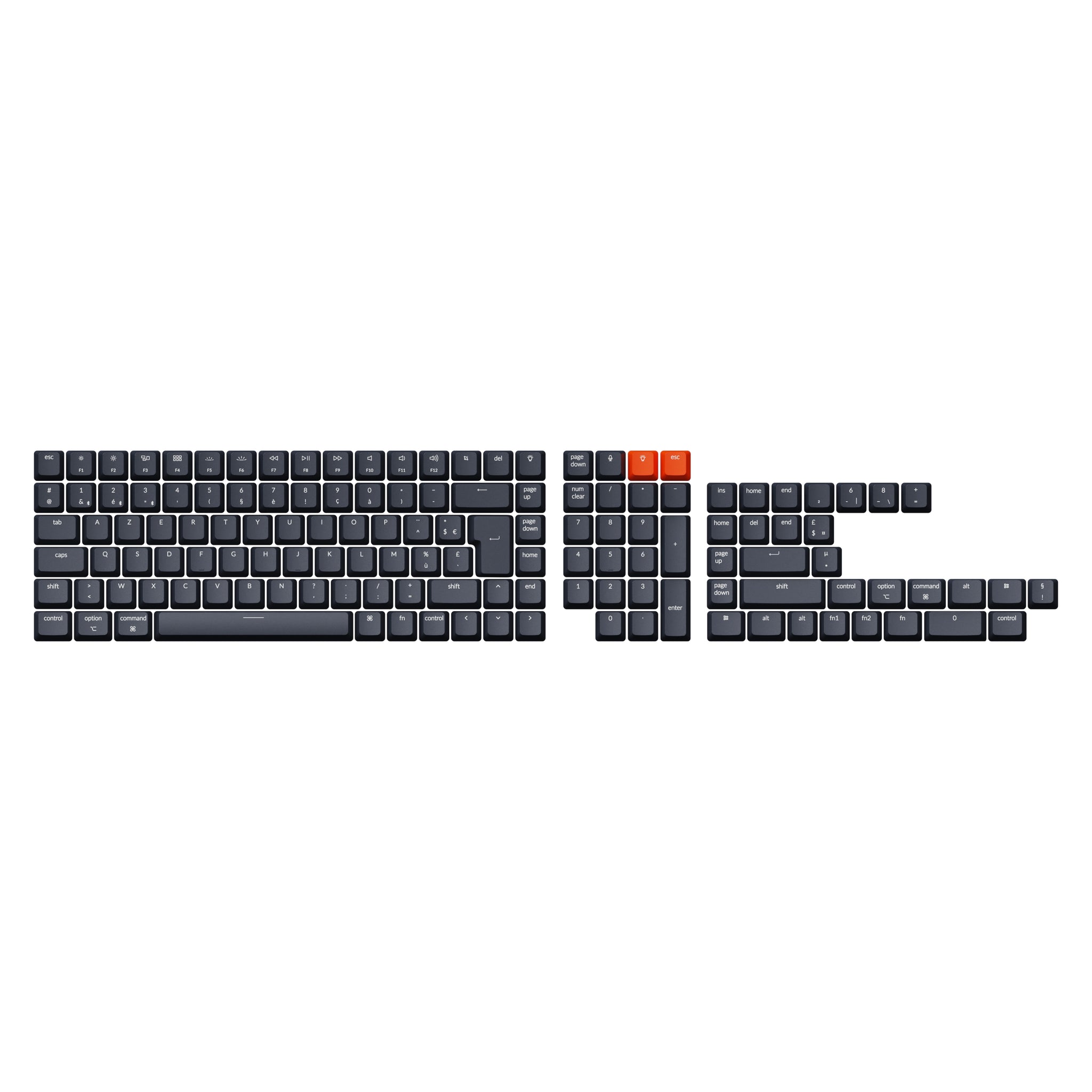 ISO ABS Komplettes Tastenkappen-Set