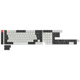 ISO Layout Profile Dye-Sub PBT Keycap Full Set – Black and White