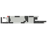 ISO Layout Profile Dye-Sub PBT Keycap Full Set – Black and White