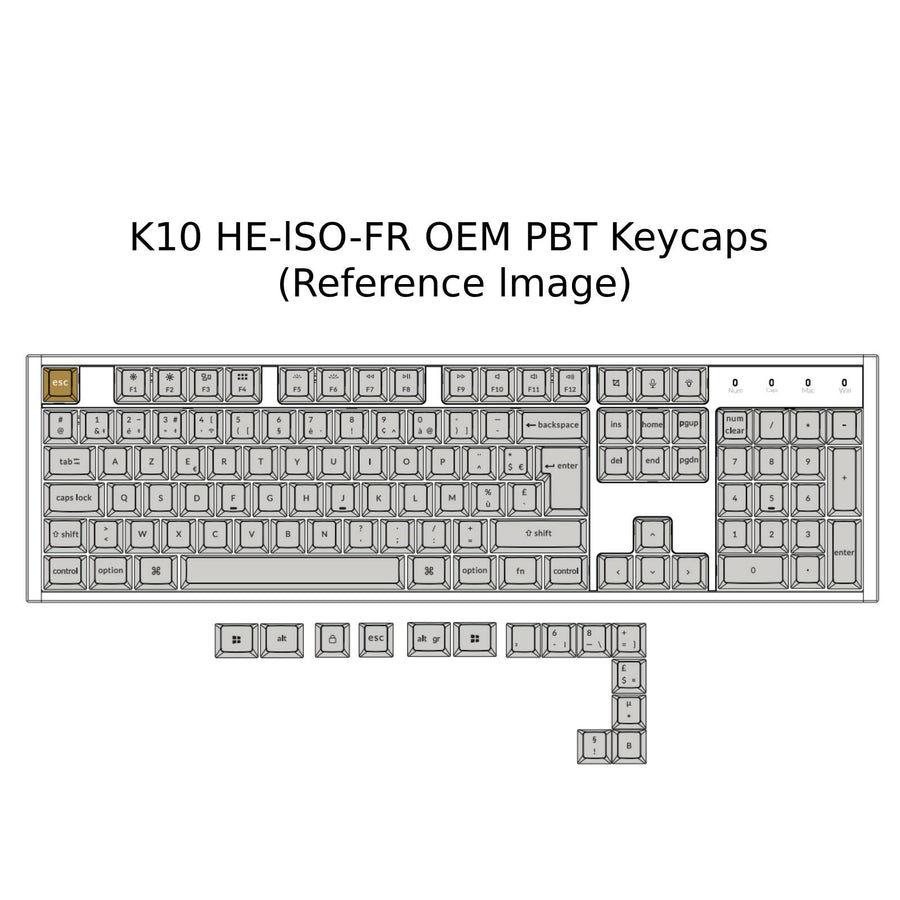 Keychron K10 HE Wireless Magnetic Switch Custom Keyboard ISO Layout Collection