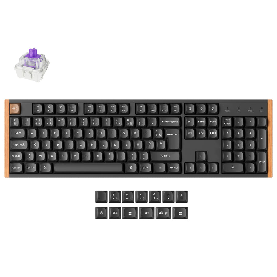 Keychron K10 HE Wireless Magnetischer Schalter Benutzerdefinierte Tastatur ISO Layout Kollektion