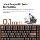 Keychron K2 HE Wireless Magnetic Switch Custom Keyboard - All-Wood Special Edition(US ANSI Layout)