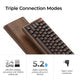 Keychron K2 HE Wireless Magnetic Switch Custom Keyboard - All-Wood Special Edition(US ANSI Layout)