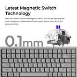 Keychron K2 HE Wireless Magnetic Switch Custom Keyboard - Concrete Edition