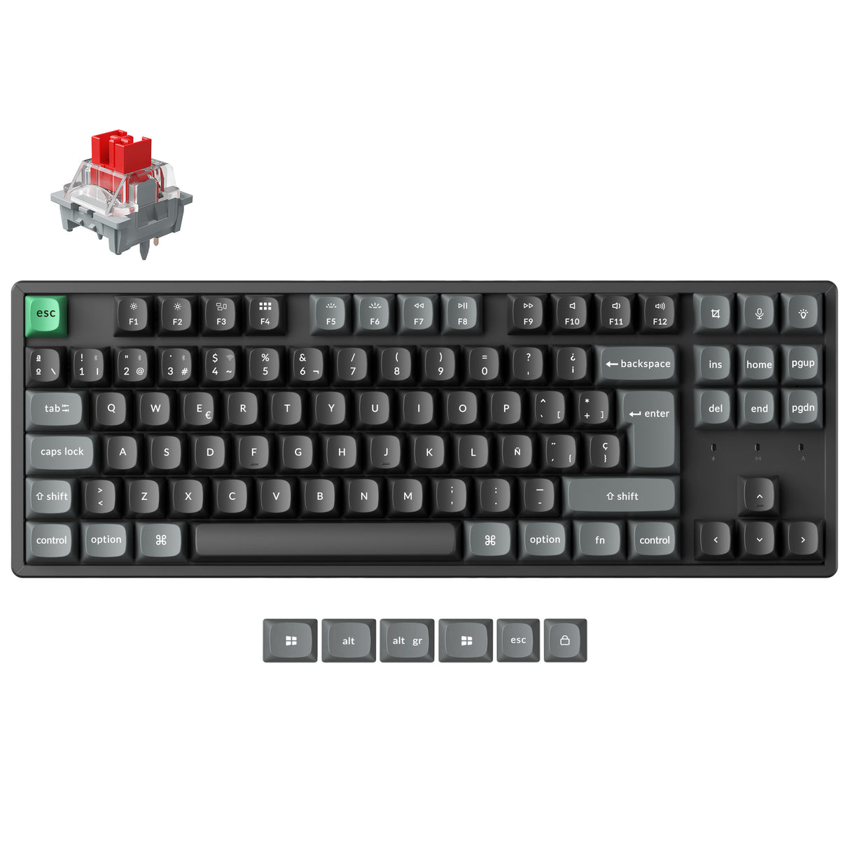 Keychron K8 Ultra 8K Wireless Custom Mechanical Keyboard ISO Layout Collection
