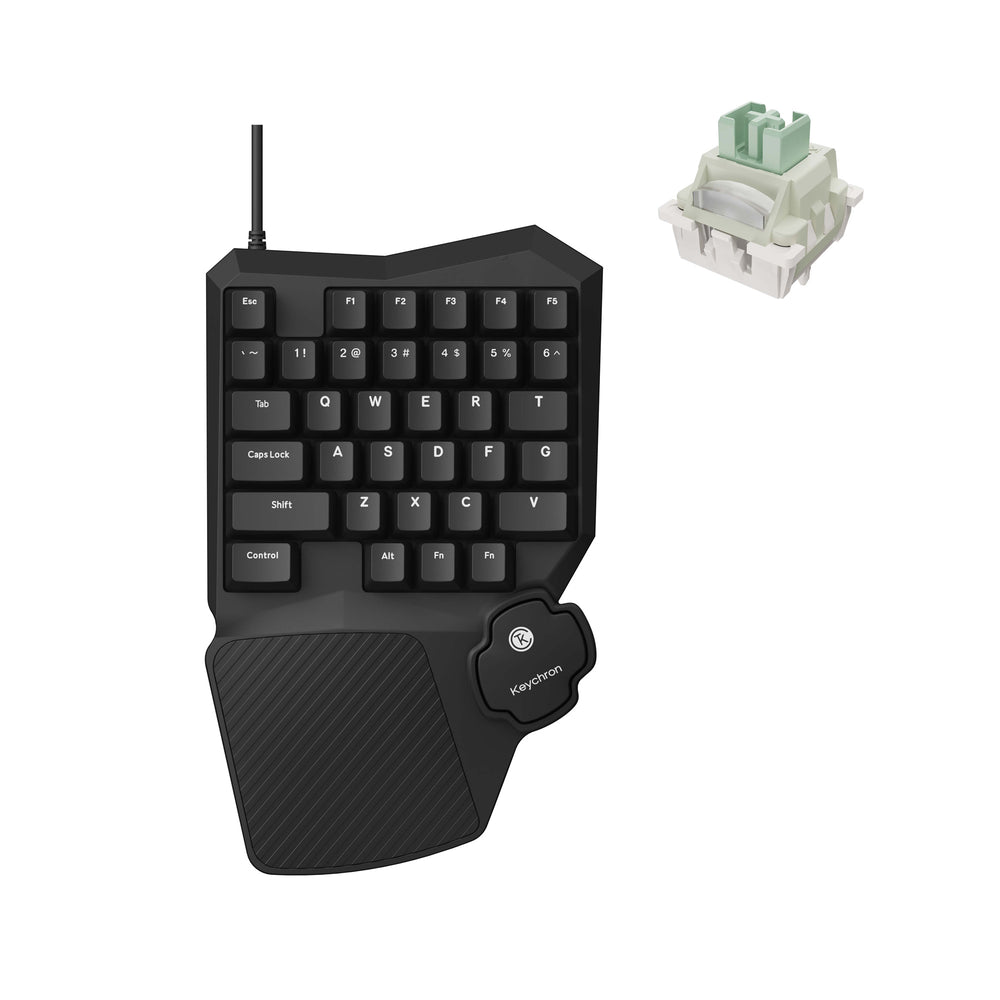 Keychron C0 HE Wired One Handed Magnetic Switch Gaming Keyboard(ANSI US Layout)