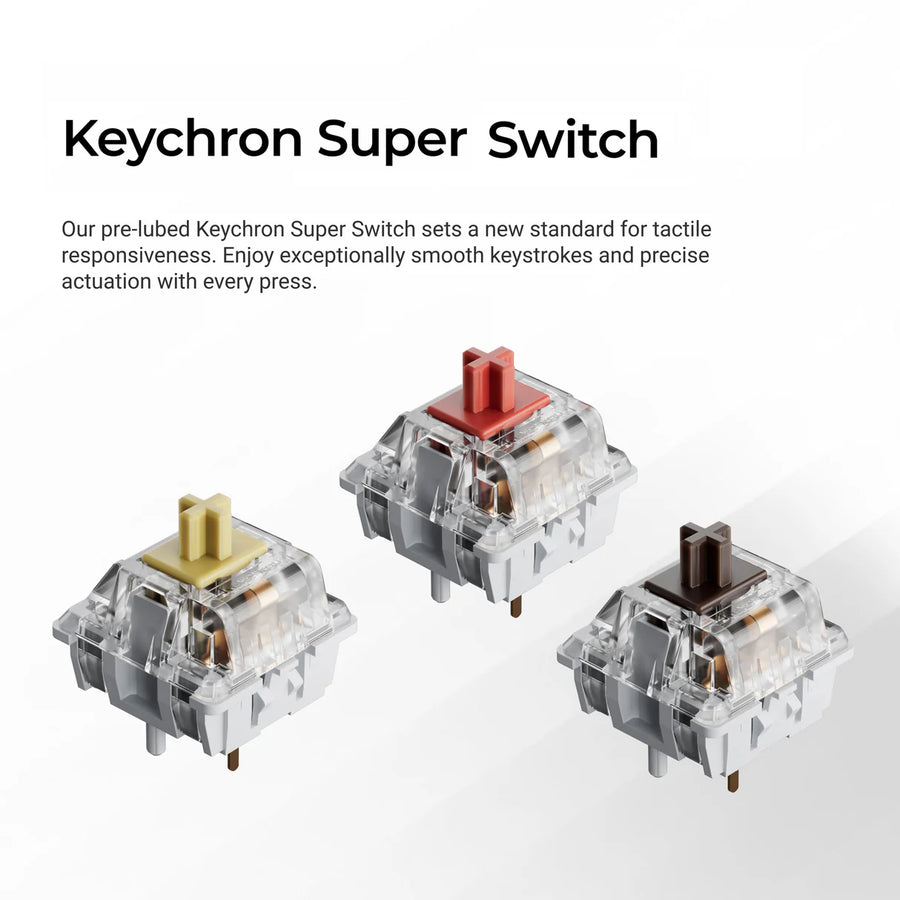 Keychron C2 Pro 8K QMK Wired Custom Mechanical Keyboard (US ANSI Layout)