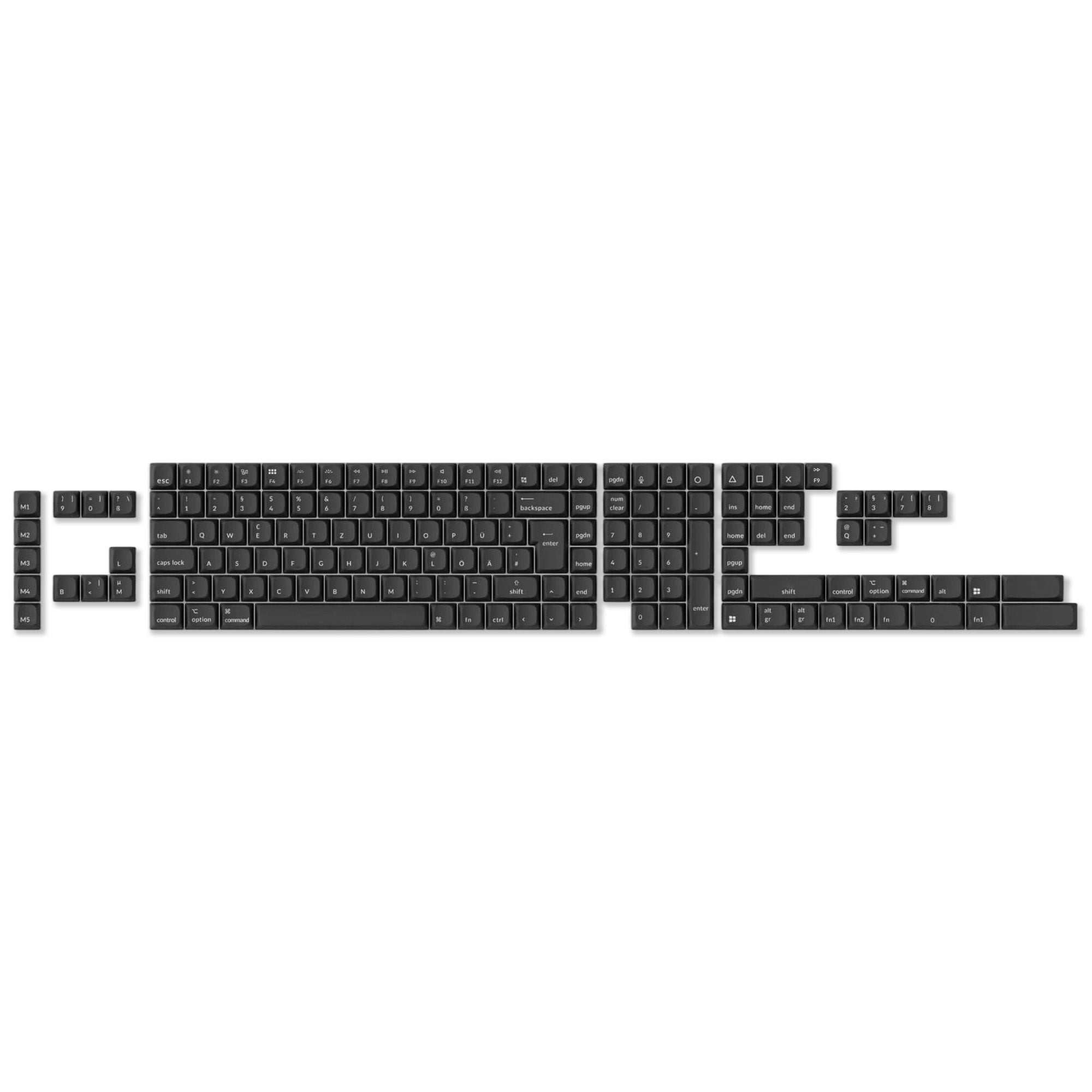 ISO Shine-Through ABS OSA Vollständiges Keycap-Set