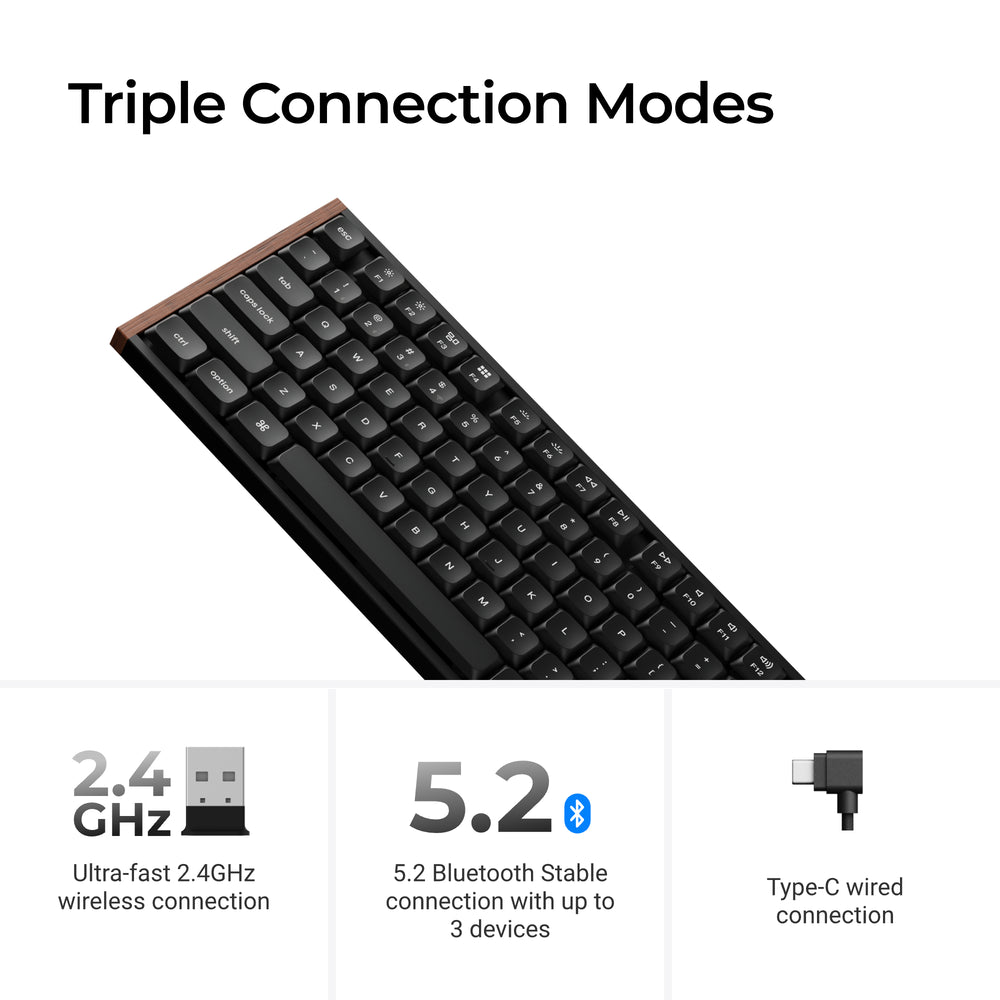 Keychron K1 Ultra 8K Wireless Custom Mechanical Keyboard(ANSI US Layout)