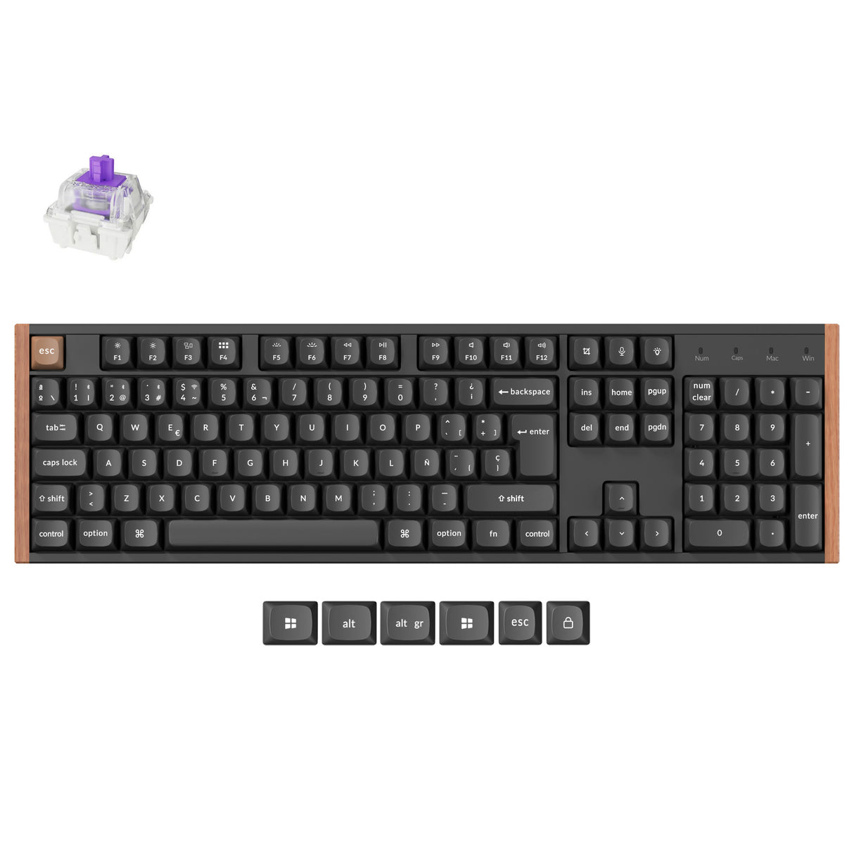 Keychron K10 HE Wireless Magnetic Switch Custom Keyboard ISO Layout Collection