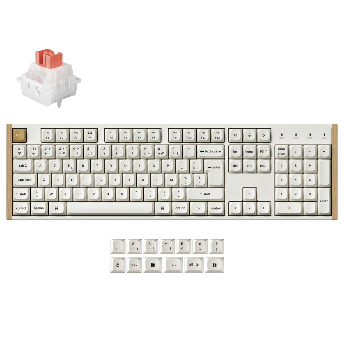 Keychron K10 HE Wireless Magnetic Switch Custom Keyboard ISO Layout Collection
