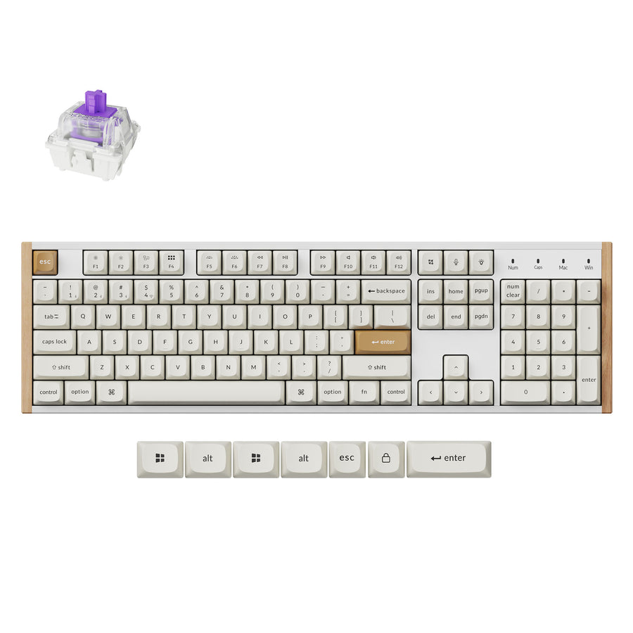Keychron K10 HE Kabelloser Magnetschalter Benutzerdefinierte Tastatur