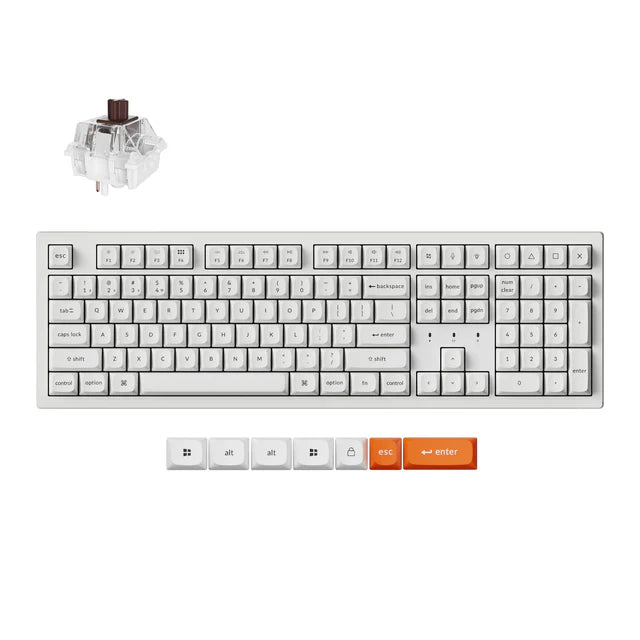 Keychron K10 Max QMK Kabellose Mechanische Tastatur (US ANSI Layout)
