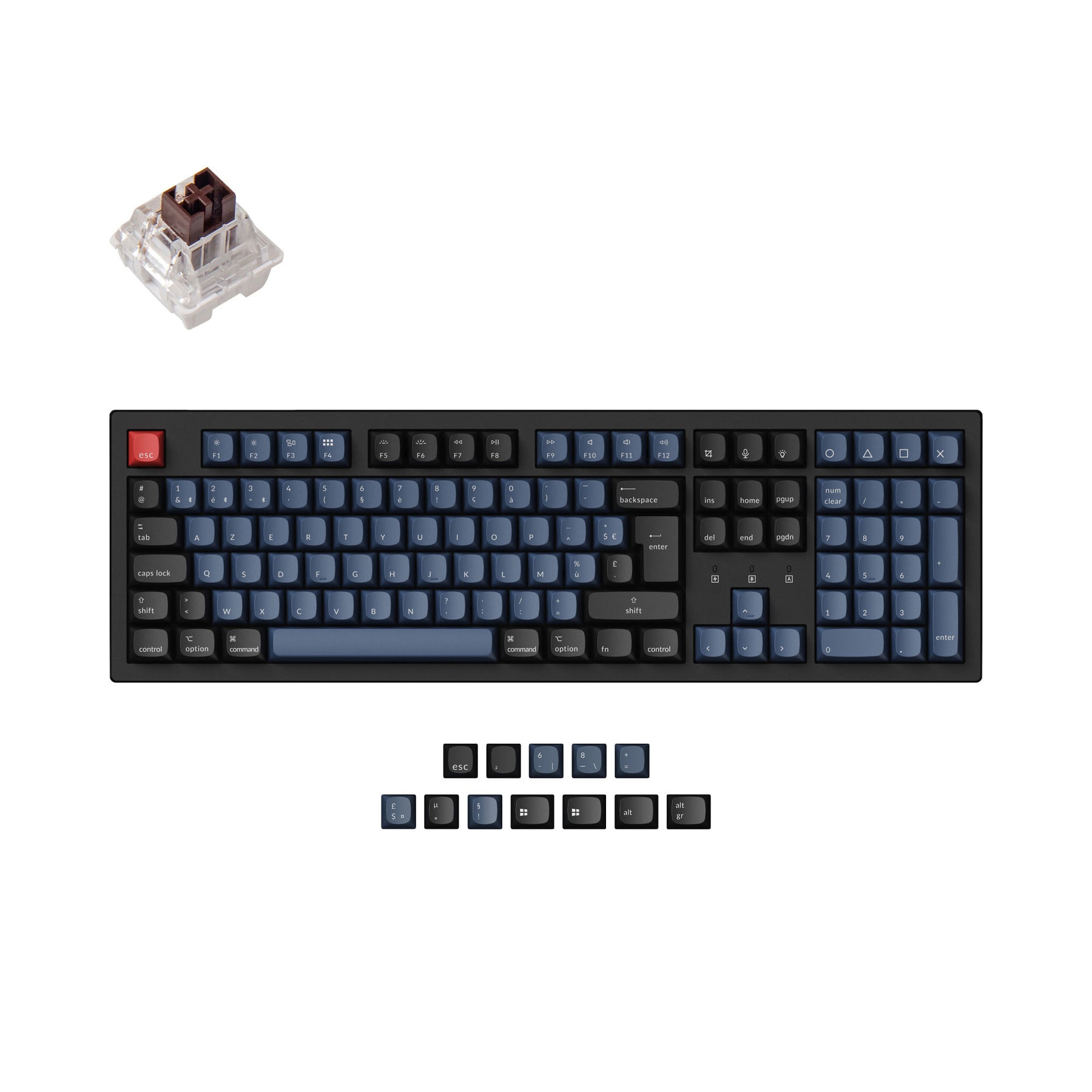 Keychron K10 Pro QMK/VIA kabellose Mechanische Tastatur ISO Layout Sammlung