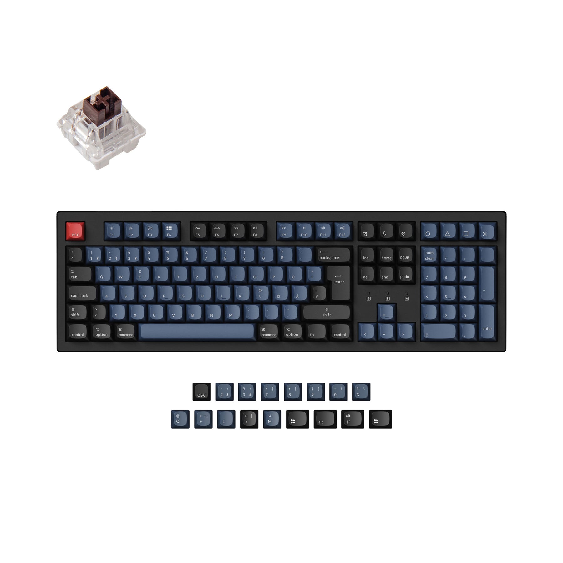 Keychron K10 Pro QMK/VIA kabellose Mechanische Tastatur ISO Layout Sammlung