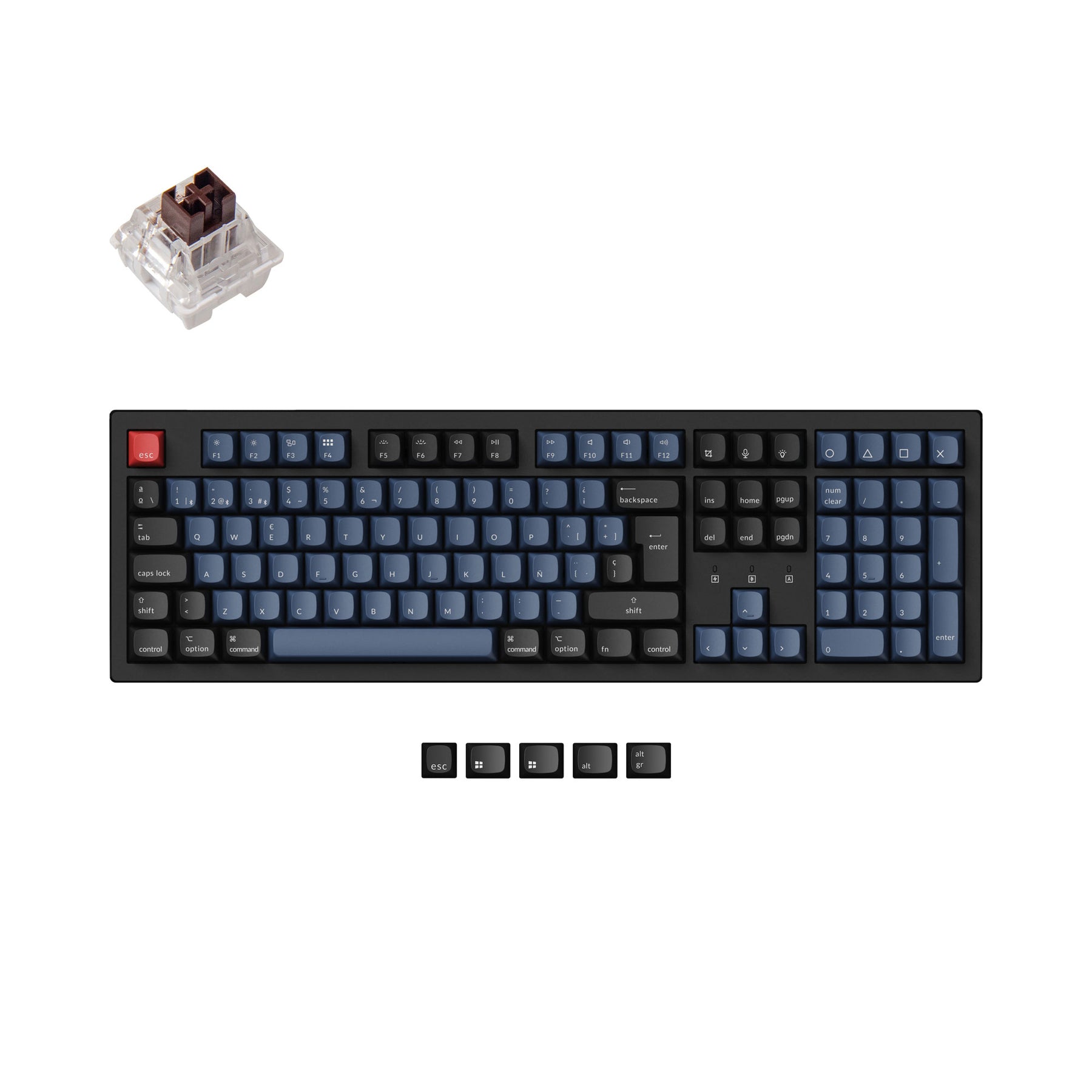 Keychron K10 Pro QMK/VIA kabellose Mechanische Tastatur ISO Layout Sammlung