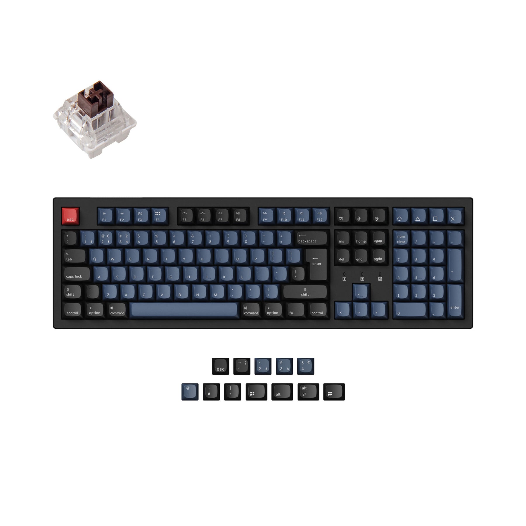 Keychron K10 Pro QMK/VIA kabellose Mechanische Tastatur ISO Layout Sammlung