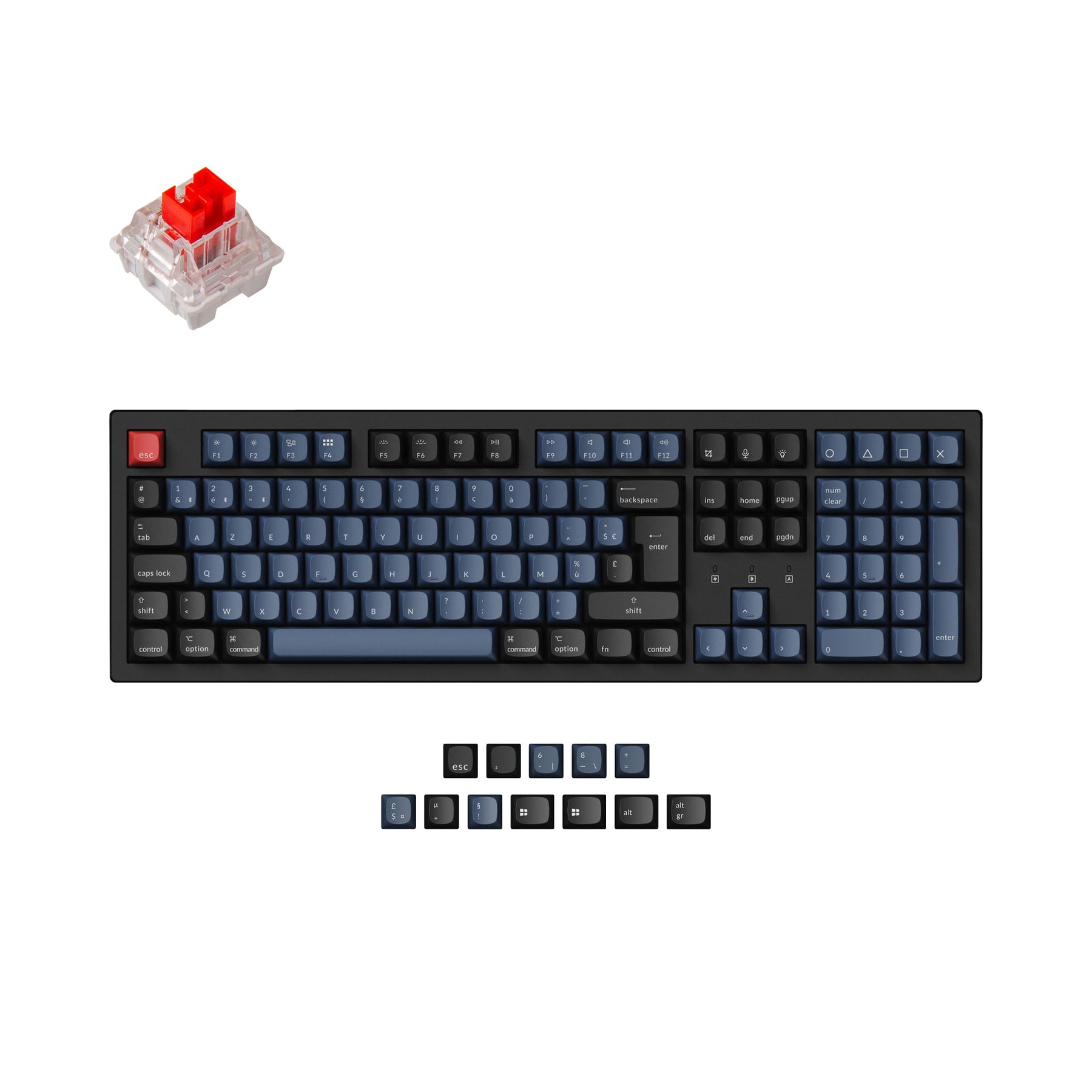 Keychron K10 Pro QMK/VIA kabellose Mechanische Tastatur ISO Layout Sammlung