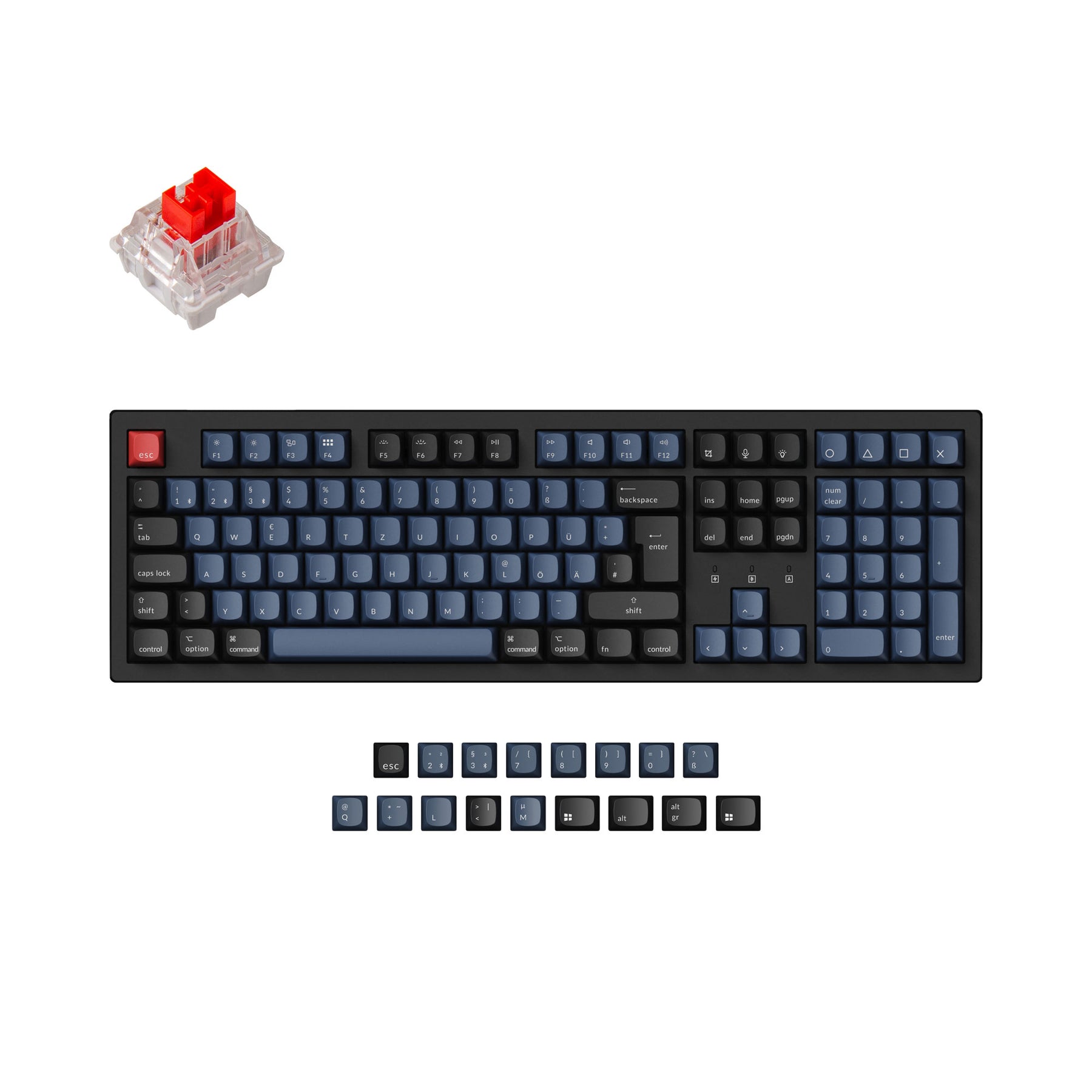 Keychron K10 Pro QMK/VIA kabellose Mechanische Tastatur ISO Layout Sammlung