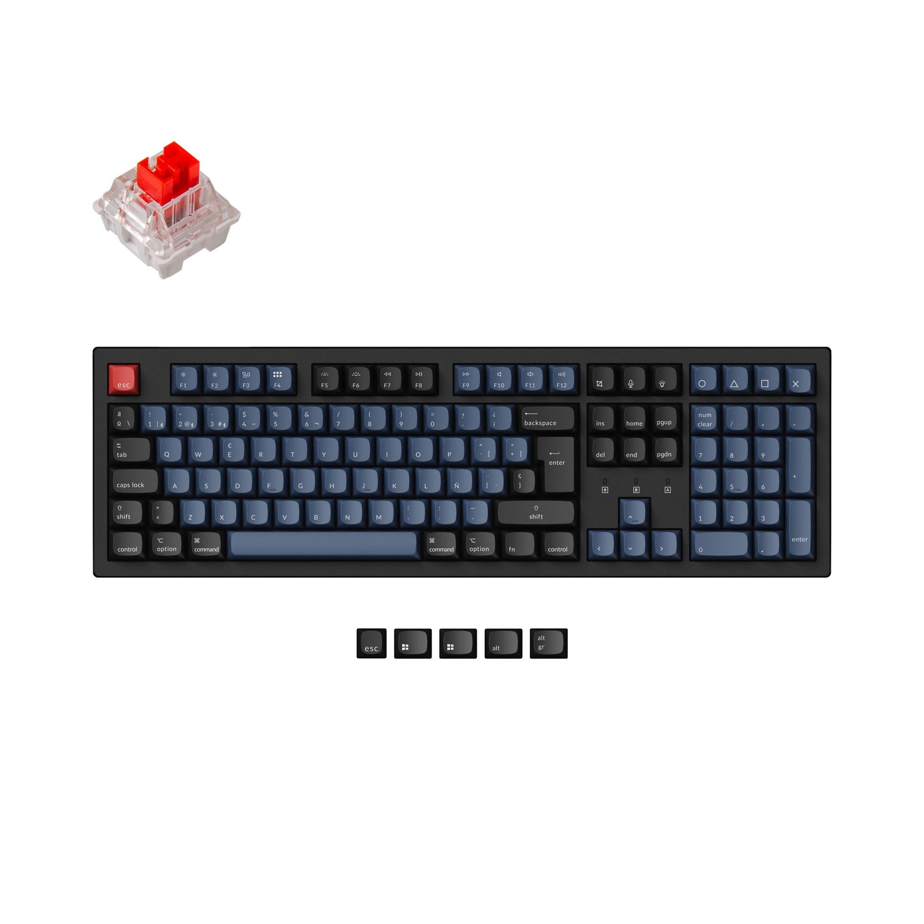 Keychron K10 Pro QMK/VIA kabellose Mechanische Tastatur ISO Layout Sammlung
