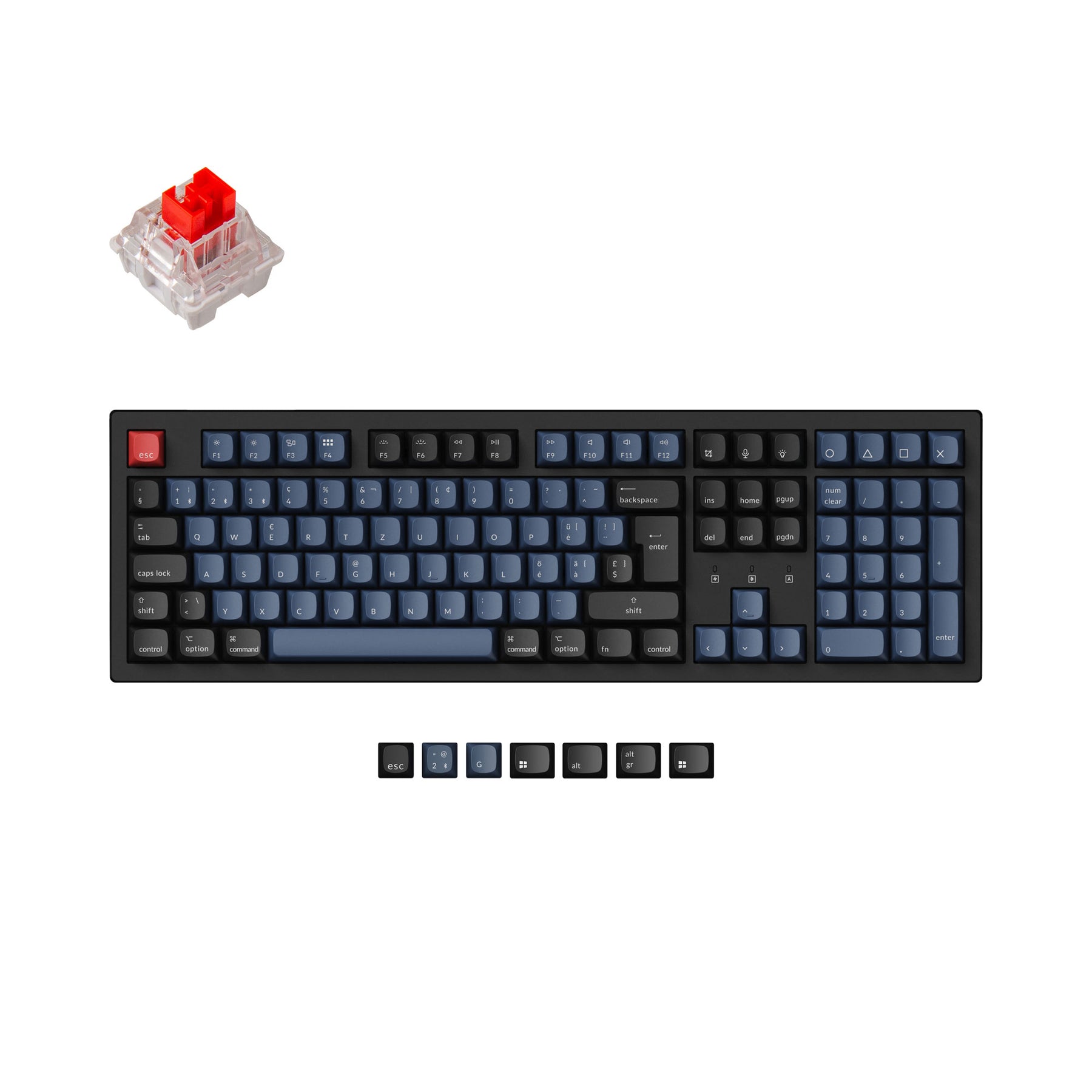 Keychron K10 Pro QMK/VIA kabellose Mechanische Tastatur ISO Layout Sammlung