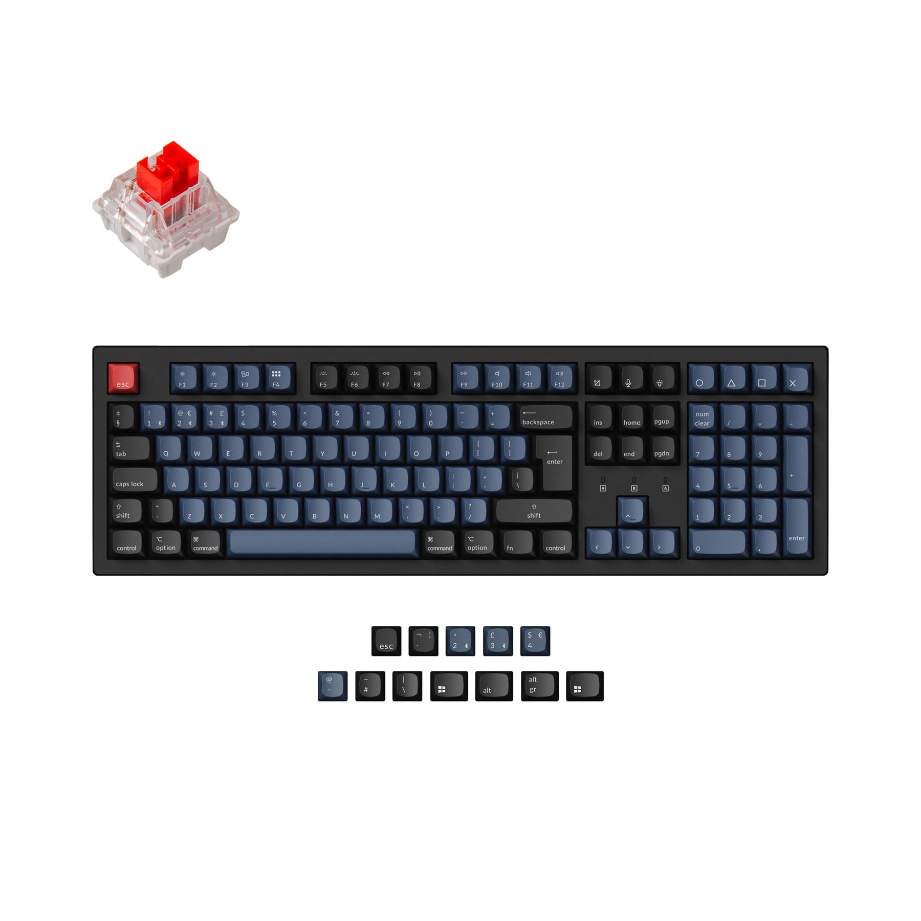 Keychron K10 Pro QMK/VIA kabellose Mechanische Tastatur ISO Layout Sammlung