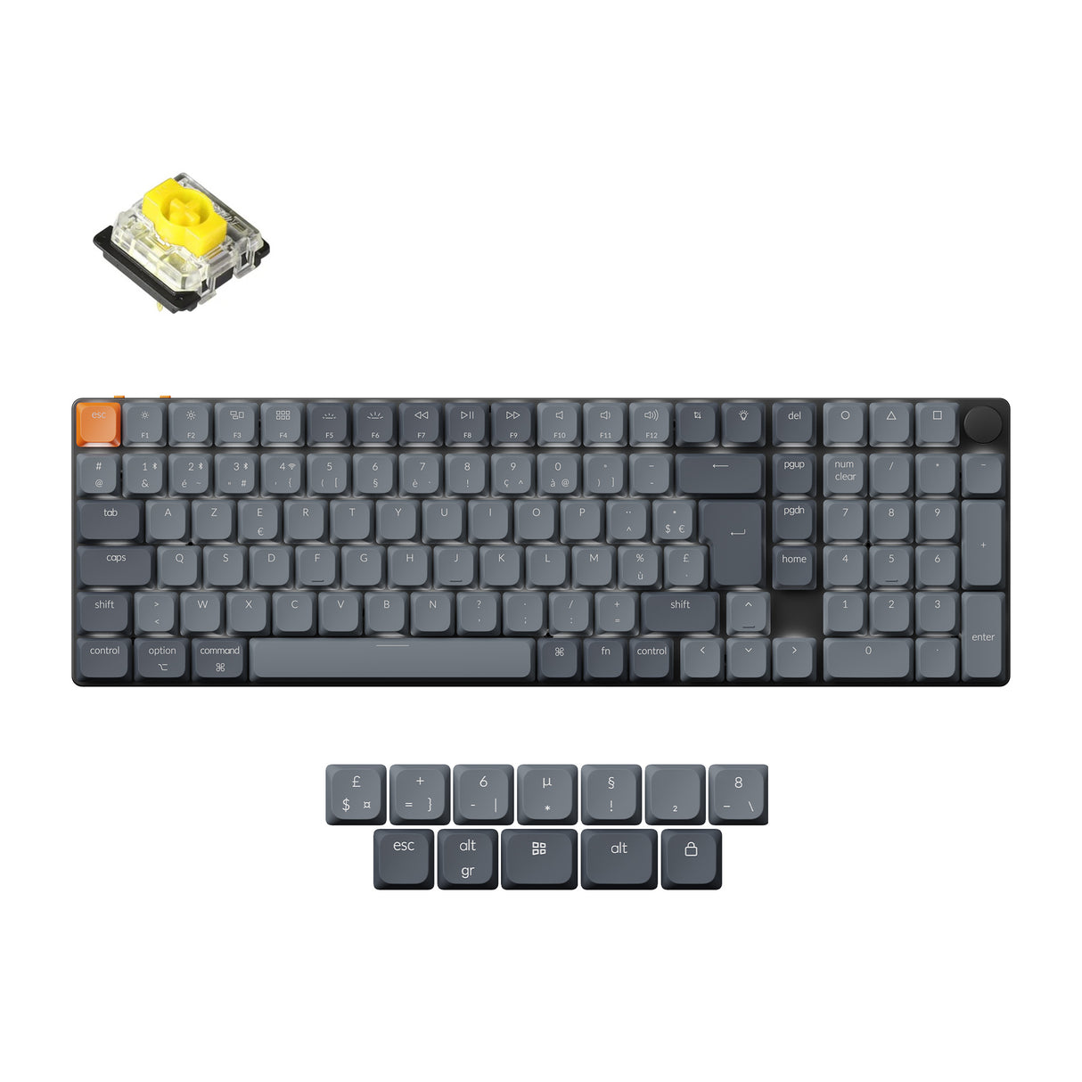 Keychron K17 Max QMK Kabellose Custom Mechanische Tastatur ISO Layout Kollektion