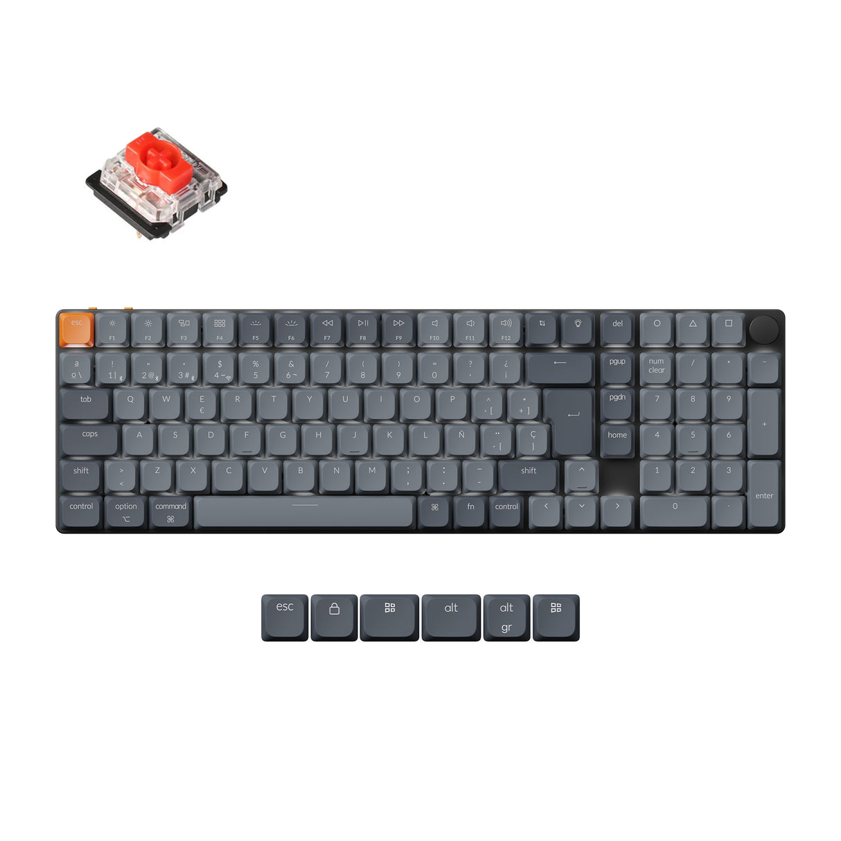 Keychron K17 Max QMK Kabellose Custom Mechanische Tastatur ISO Layout Kollektion