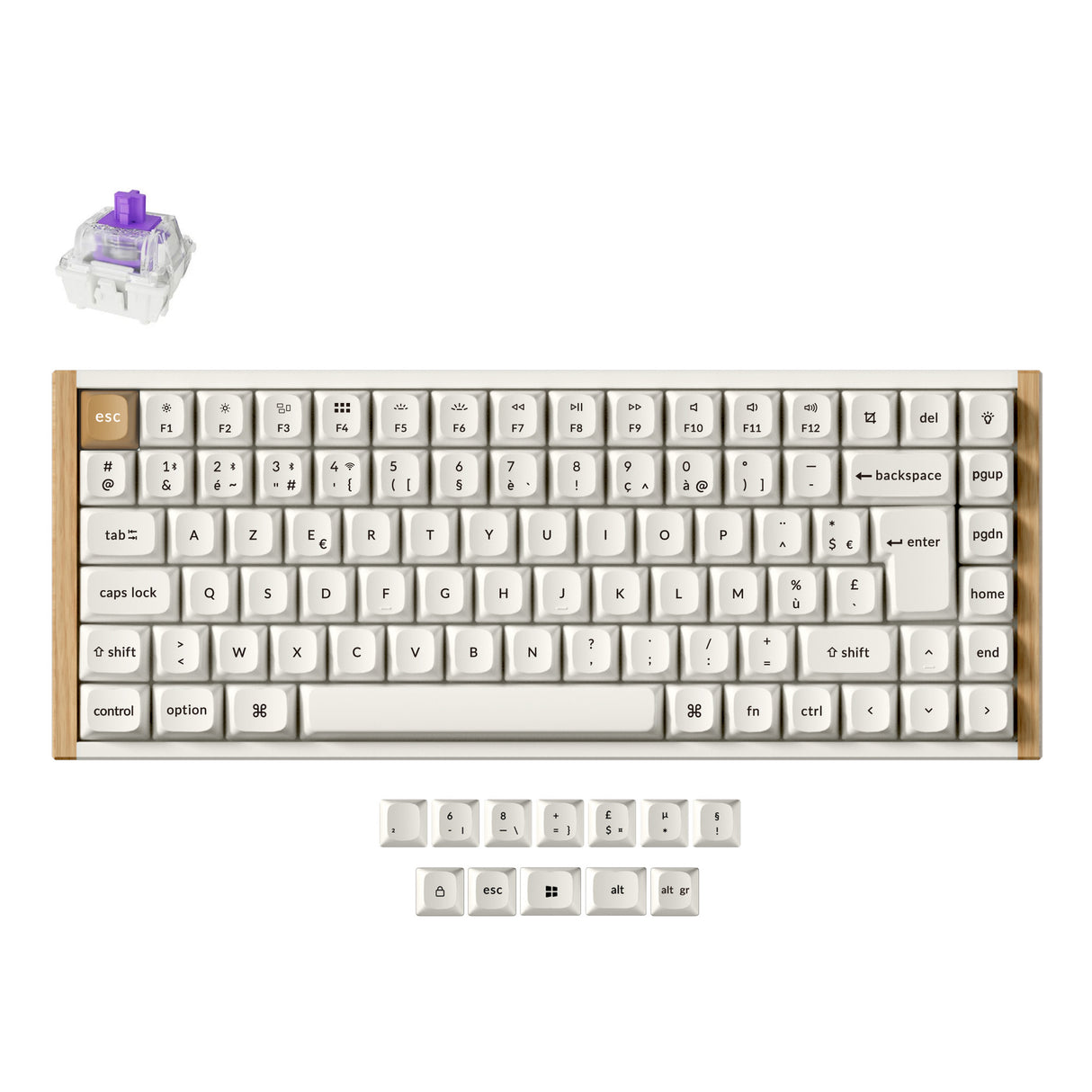 Keychron K2 HE Wireless Magnetic Switch Benutzerdefinierte Tastatur ISO Layout Kollektion